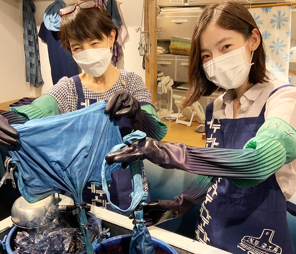 9月の藍染体験