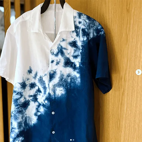 藍染シャツ